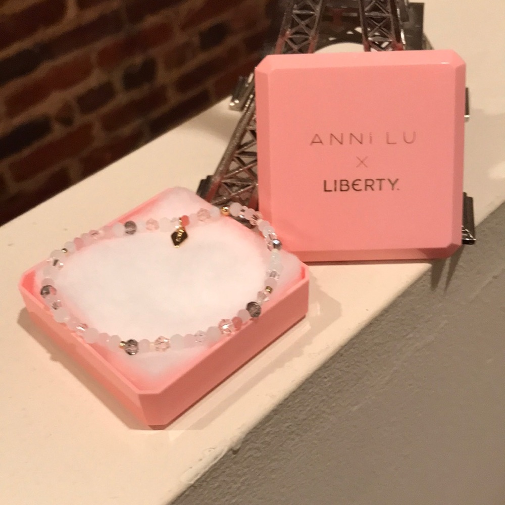 🌟Brand new Anni Lu bracelet special edition Liberty London in pink gift box🌟